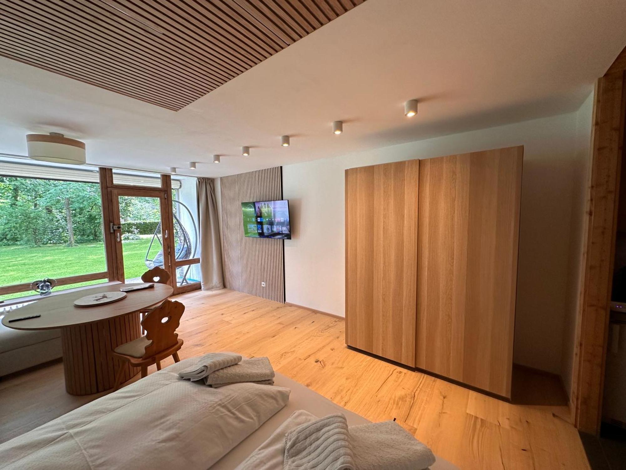 Studio Mit Indoor Pool Und Garten Sankt Martin bei Lofer Exterior foto