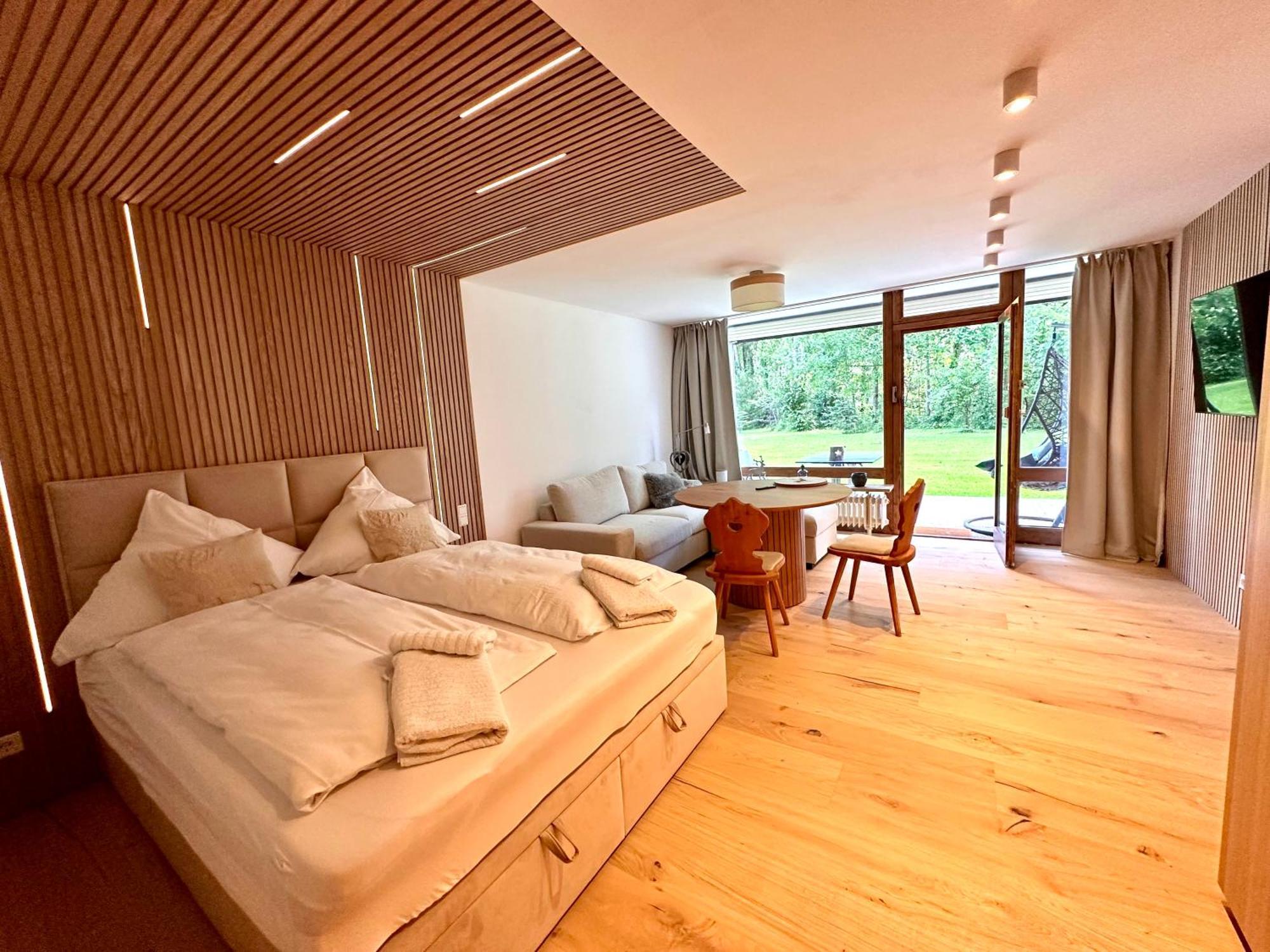 Studio Mit Indoor Pool Und Garten Sankt Martin bei Lofer Exterior foto