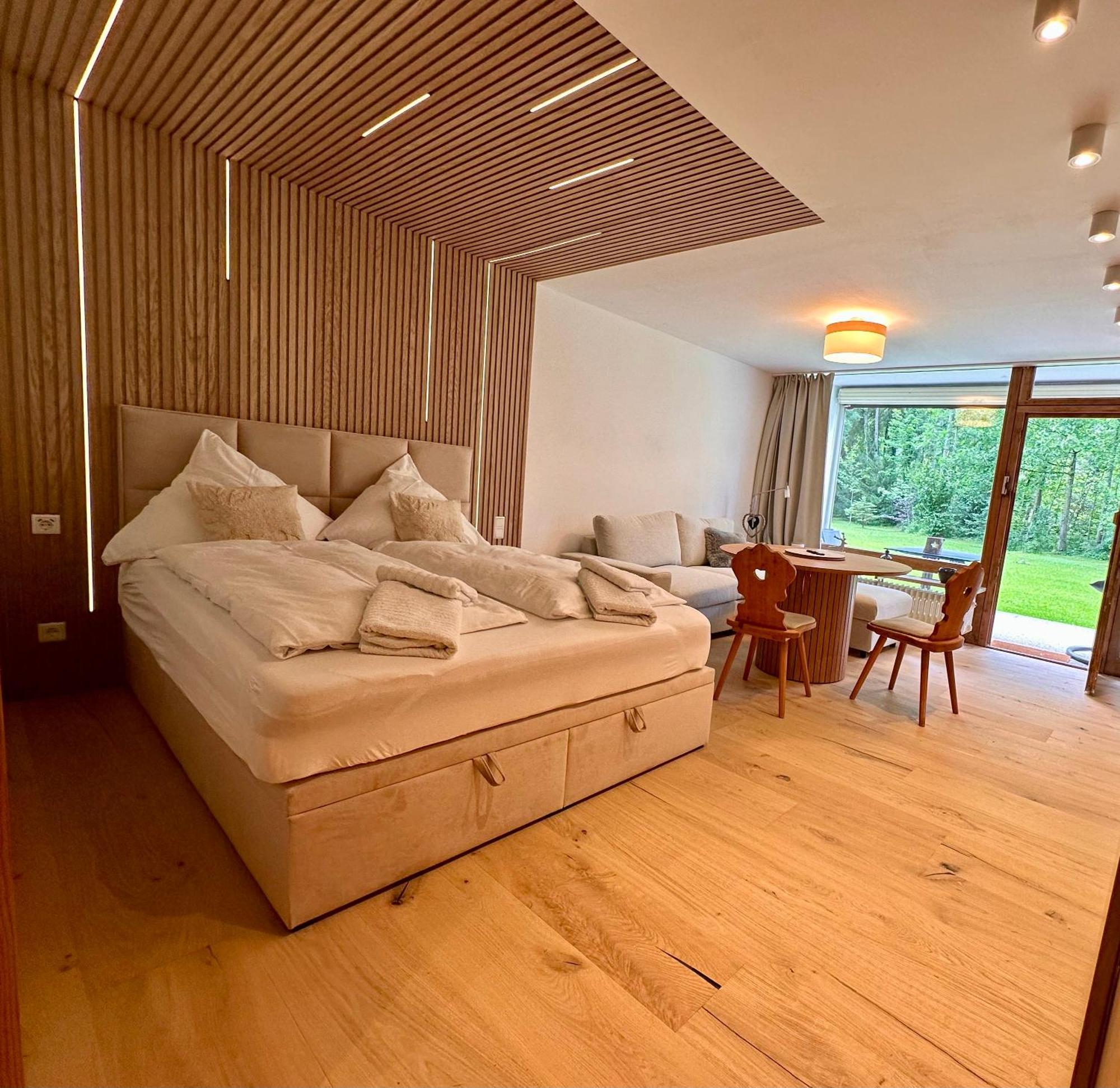 Studio Mit Indoor Pool Und Garten Sankt Martin bei Lofer Exterior foto